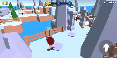 Super Land Adventure 3D captura de pantalla 1