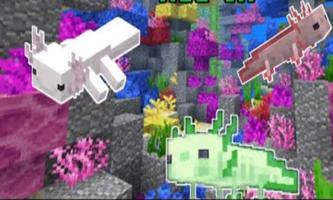 Mod Axolotls para Minecraft PE captura de pantalla 1