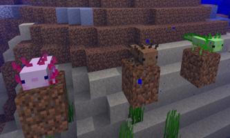 Mod Axolotls para Minecraft PE captura de pantalla 2