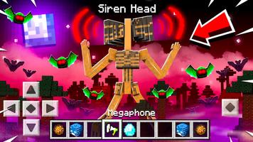 Siren Head Mod for Minecraft poster