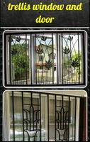 Porta e janela de treliça Cartaz