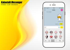 New Kakaotalk Messenger & Video Call Stickers capture d'écran 2