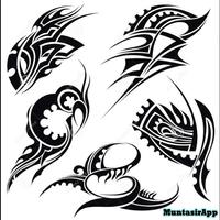 Poster Idee tribali del tatuaggio