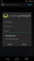 Simplify Printing TX-poster