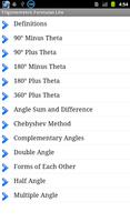 Trigonometry Formulas Free الملصق