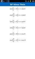 Trigonometry Formulas Free تصوير الشاشة 2
