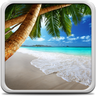 Tropical Beach Live Wallpaper icon