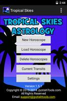 Tropical Skies Astrology Poster