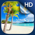 Paradis Fond d'écran Animé HD icône