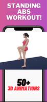 Standing Abs Workout imagem de tela 2