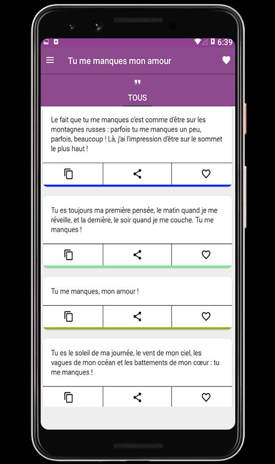 Tu Me Manques Mon Amour For Android Apk Download