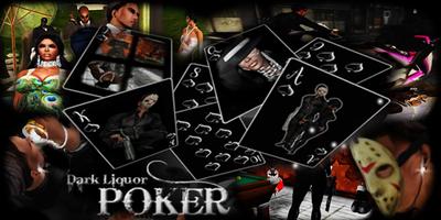 Dark Liquor Poker Cartaz