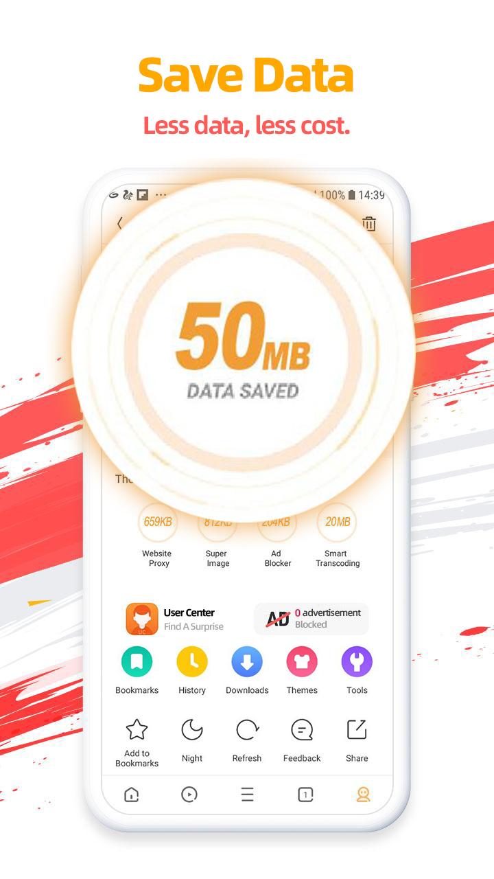 Uc Browser V13 4 0 1306 Apk Download Free Android Browser For Mobile Built In Cloud Acceleration And Data Compression Technology