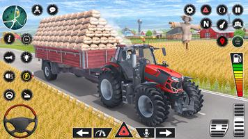 Farmer Simulator Tractor Games Affiche