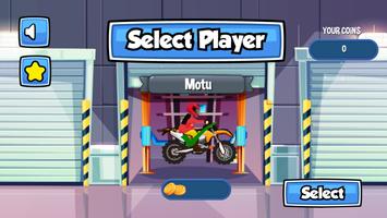 برنامه‌نما motu bike race game عکس از صفحه