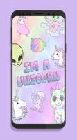 🦄 CUTE UNICORN 🌈 WALLPAPERS poster