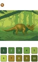 Dinosaurs Pixel Art capture d'écran 3