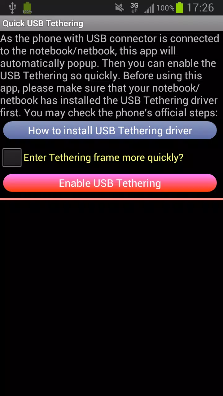 USB Tethering /Tether APK for Android Download