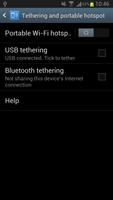 USB Tethering /Tether capture d'écran 1