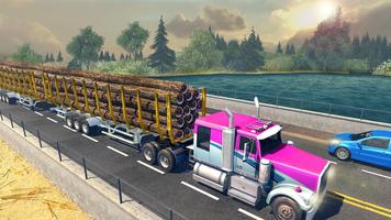 US Euro Cargo Truck Games 3D poster