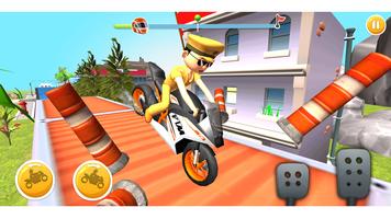 Chota little Singham Bike Game screenshot 1