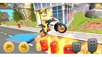 Chota little Singham Bike Game screenshot 2