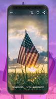 American Flag Wallpapers Affiche