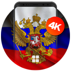 Russia Flag Wallpapers आइकन