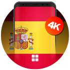 Spain Flag Wallpapers icône