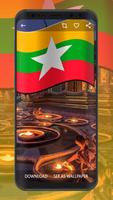 Myanmar Flag Wallpapers اسکرین شاٹ 3