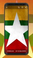 Myanmar Flag Wallpapers plakat