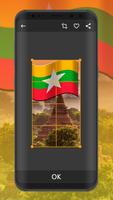 Myanmar Flag Wallpapers capture d'écran 1
