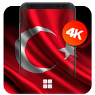 Turkey Flag Wallpapers أيقونة