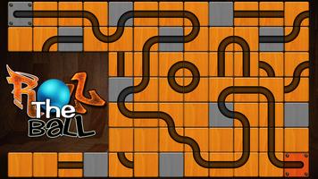 Roller The Ball : Puzzle Block الملصق