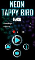 Neon Tappy Bird - Bird Flying اسکرین شاٹ 3