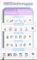 WAStickerApps: Unicorn Stickers poster