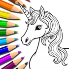 Unicorn Coloring Pages ícone