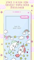 Unicorn Birthday Invitation Card Maker ภาพหน้าจอ 1