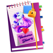 Unicorn Diary With Lock And Password