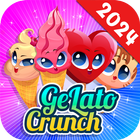 Gelato Crunch : Match 3 Game icône