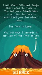 Descargar APK de The Floor Is Lava: juego de grupo con modo cámara