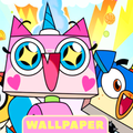 Unikitty Cartoon Wallpaper