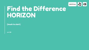 Find the Difference - Horizon Affiche