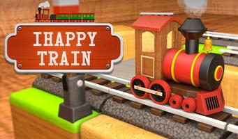 iHappy Train - Slide Puzzle постер