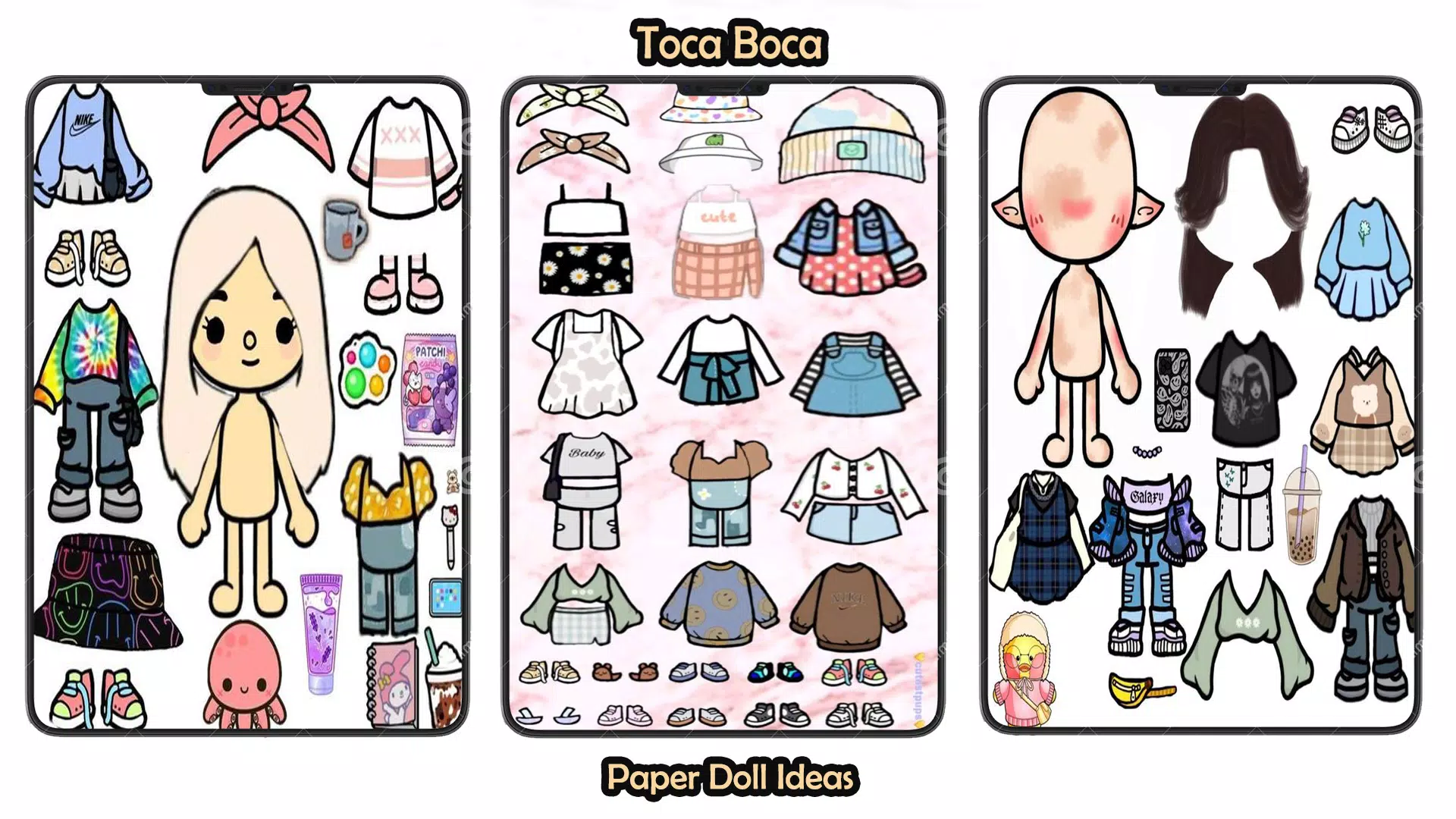 Toca Boca Paper Doll Ideas - Apps on Google Play