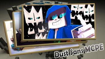Dust Sans Undertale Mod for Minecraft PE poster