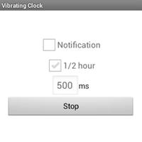 Vibrating Clock for smartwatch постер