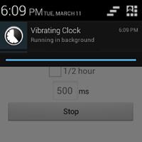 Vibrating Clock for smartwatch скриншот 1