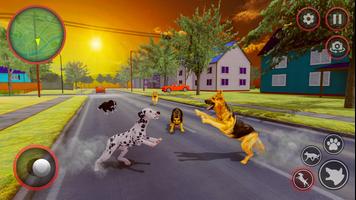 Dog Simulator 3D Pet Dog games スクリーンショット 1