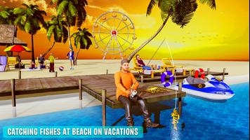 Family Summer Vacation Sim ảnh chụp màn hình 1